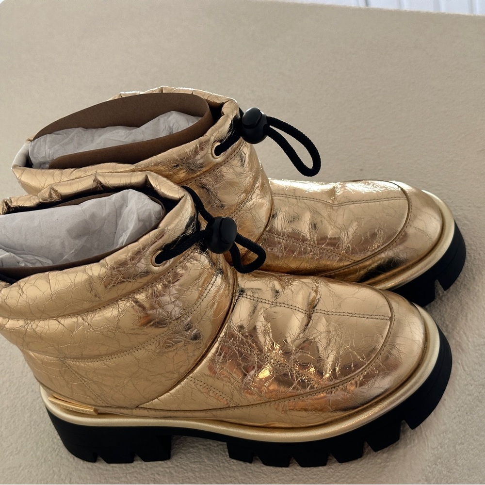 Michael Kors Metallic Gold Women's Boots